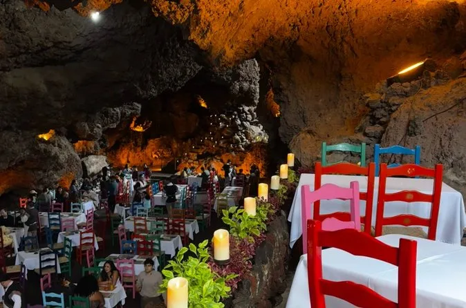 We Fly: Flight, Cave Breakfast & Pyramids